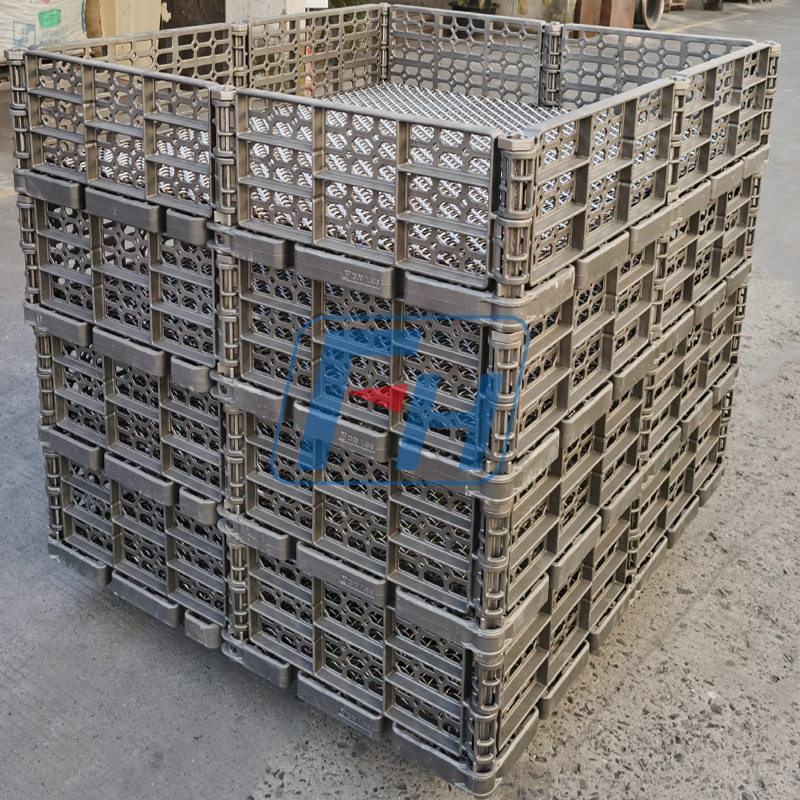Varmebehandlingskurver for kontinuerlig ovn 1380x1230x280mm kurv
